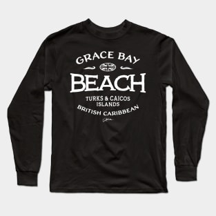 Grace Bay Beach, Turks & Caicos Islands Long Sleeve T-Shirt